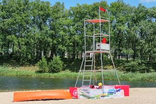 Kąpielisko Wodna Dolina w Koszalinie z zakazem wstępu do wody