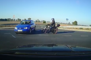 Samochód nie ustąpił pierwszeństwa motocykliście. O krok od tragedii 