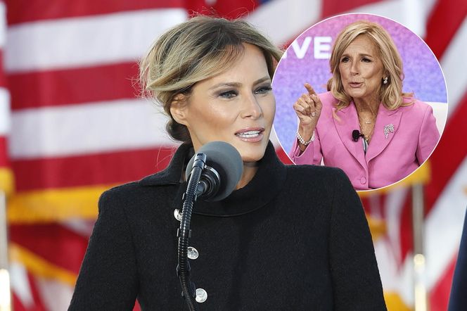 Wojna pierwszych dam! Melania Trump zadała cios Jill Biden, w tle afera o staniki!