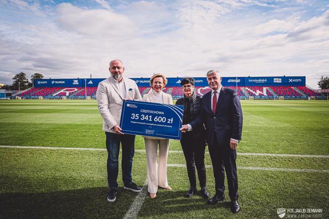 Raków Częstochowa otrzymał dofinansowanie na modernizację stadionu
