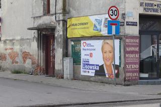 Wyborcze banery w Lublinie. Część jest już zniszczona [GALERIA]