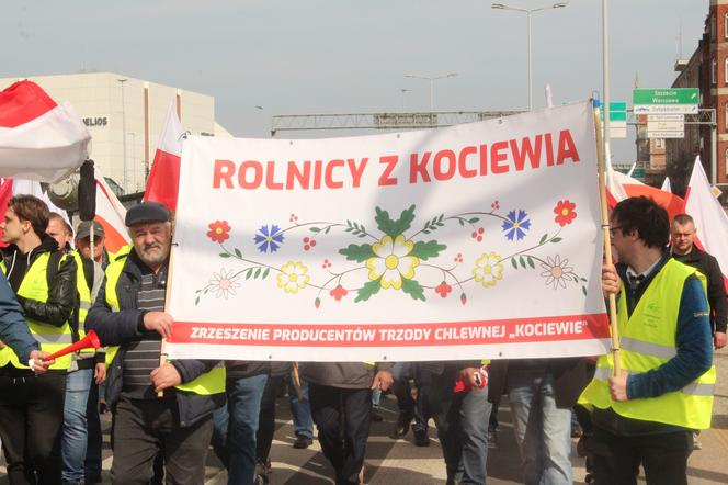 Rolnicy protestują w Gdańsku