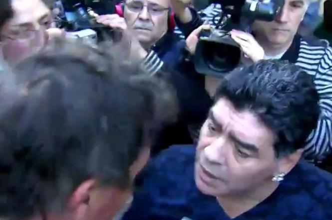 Diego Maradona uderzył dziennikarza