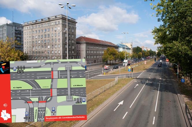 Nowe przejście na ul. Czerniakowskiej przy ul. Chełmskiej