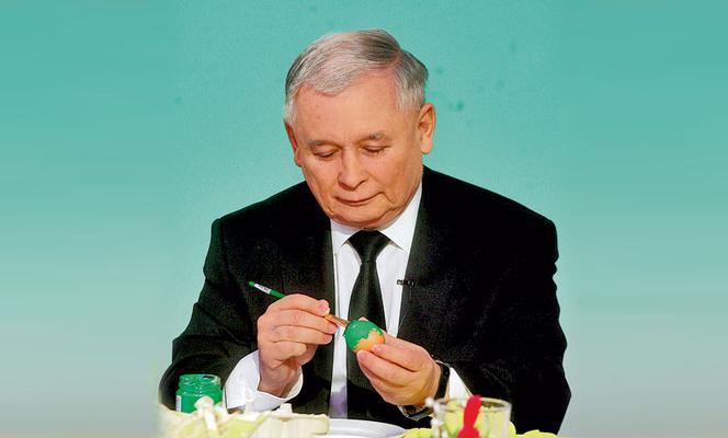 Prezes Jarosław Kaczyński malował PiSanki