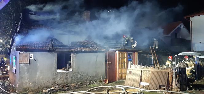 Tragedia na Pomorzu! Mężczyzna zginął w pożarze domu jednorodzinnego