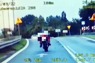 Motocyklista pędził 192 km/h od Katowic do Mysłowic