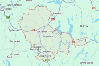 To drugi pod względem wielkości powiat w Polsce. Leży w warmińsko-mazurskim