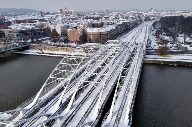 Nowe mosty kolejowe w Krakowie