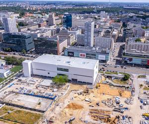 Budowa Muzeum Sztuki Nowoczesnej i placu Centralnego w 2024 r.