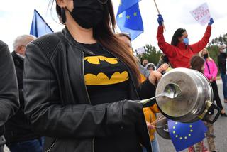 Protest na granicy polsko-niemieckiej w Lubieszynie