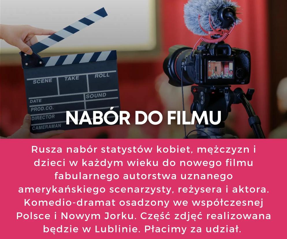 Lublin - hollywoodzki reżyser Jesse Eisenberg szuka statystów