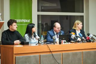 Konferencja prasowa Greenpeace
