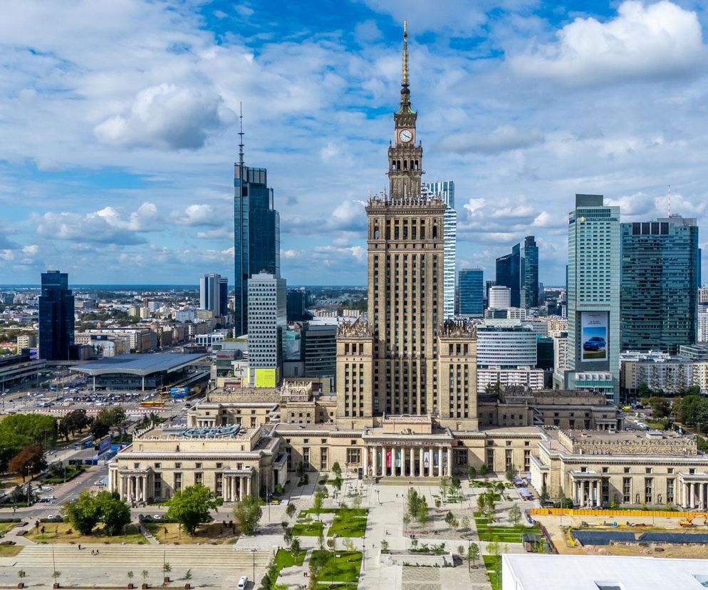 Plac Centralny Warszawa, sierpień 2025