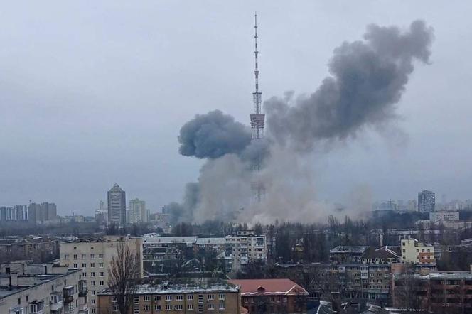 Ostrzał wieży telewizyjnej w Kijowie. Nie żyje pięć osób [WIDEO] 