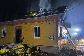 Pożar domu w Brzozowie. Nie żyją dwie osoby