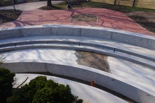 Remont w Parku im. Jadwigi Dziekońskiej w Białymstoku
