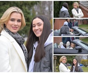 Pierwsza miłość odc. 4002. Milena/ Angelika (Patrycja Franczak), jej matka Eliza (Anna Maria Sieklucka)