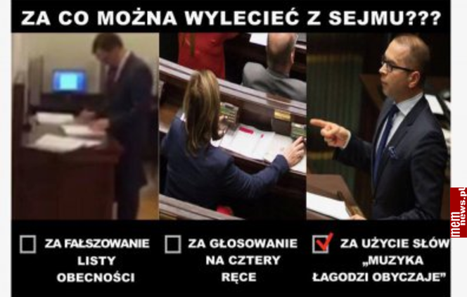 Mem o kryzysie w Sejmie