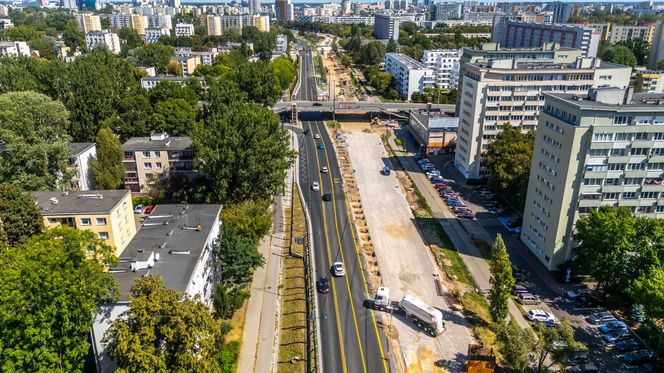 Remont alei Stanów Zjednoczonych w Warszawie