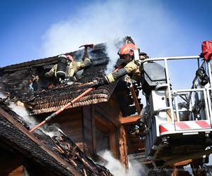 Pożar kultowej bieszczadzkiej restauracji Wilcza Jama