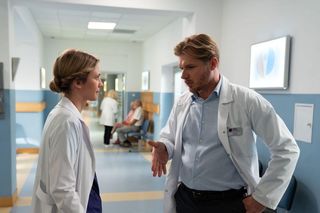 Na dobre i na złe odc. 970. Maks Beger (Tomasz Ciachorowski), Gloria (Aleksandra Grabowska)