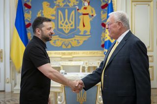 Keith Kellogg w Kijowie