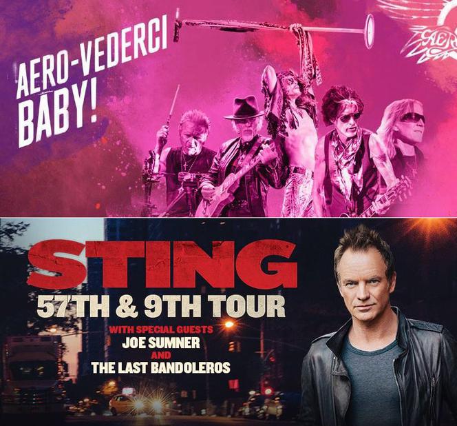 Sting i Aerosmith w Polsce