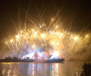 Małopolskie Królewskie Widowisko na Wiśle w ramach 24. Parady Smoków