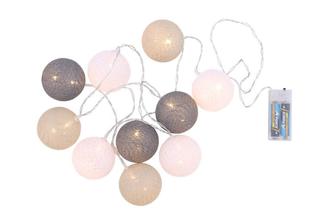 Lampki cotton balls