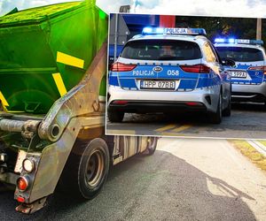 Śmieciarka przejechała pracownika. 25-latek zginął pod kołami! 