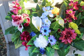 Giełda kwiatowa przy Drodze Dębińskiej 