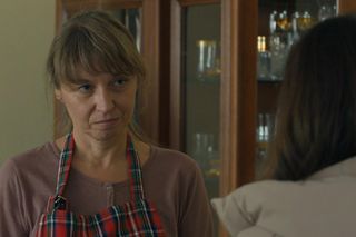 Barwy szczęścia, odcinek 3186. Krystyna Szymańska (Agata Pruchniewska), Kasia (Katarzyna Glinka)