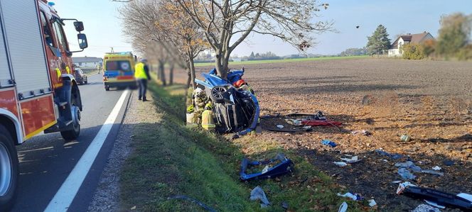 Tragiczny wypadek pod Inowrocławiem. Mateusz nie miał żadnych szans