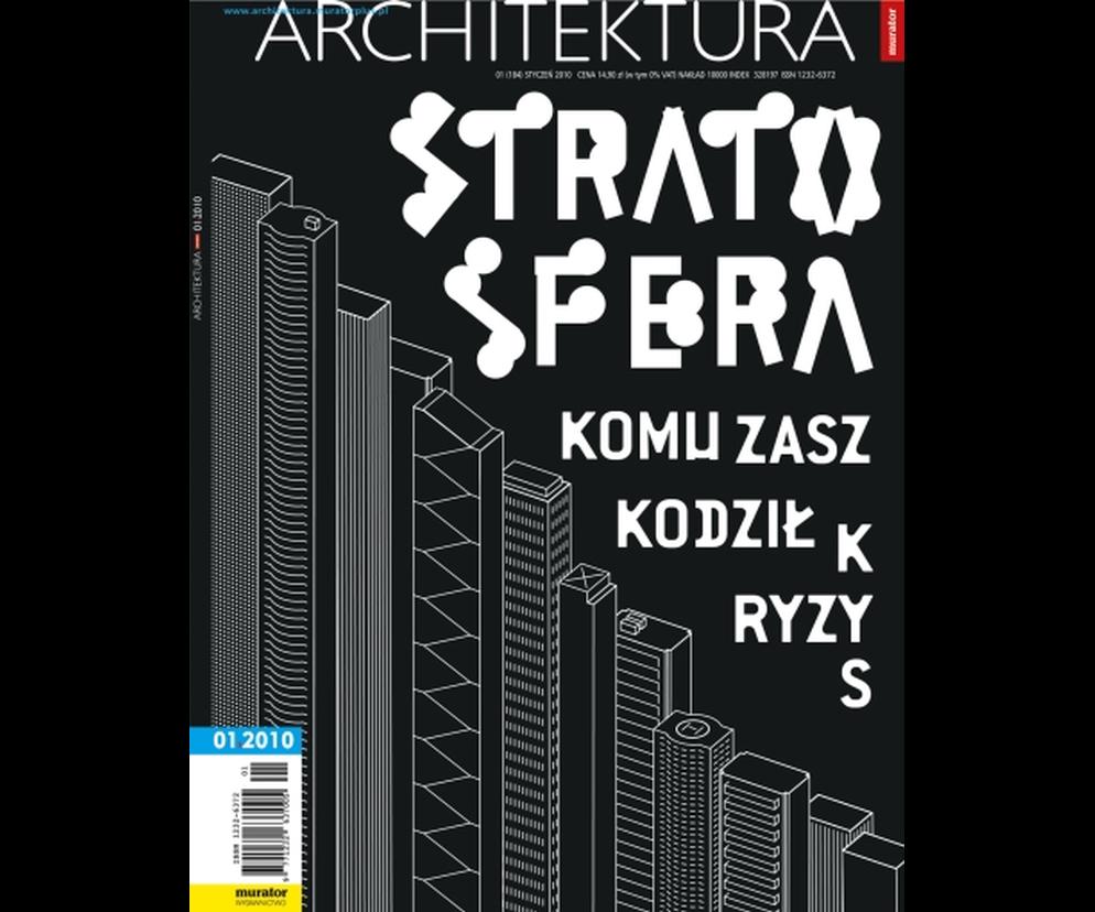 Okładka Miesięcznik Architektura 01/2010