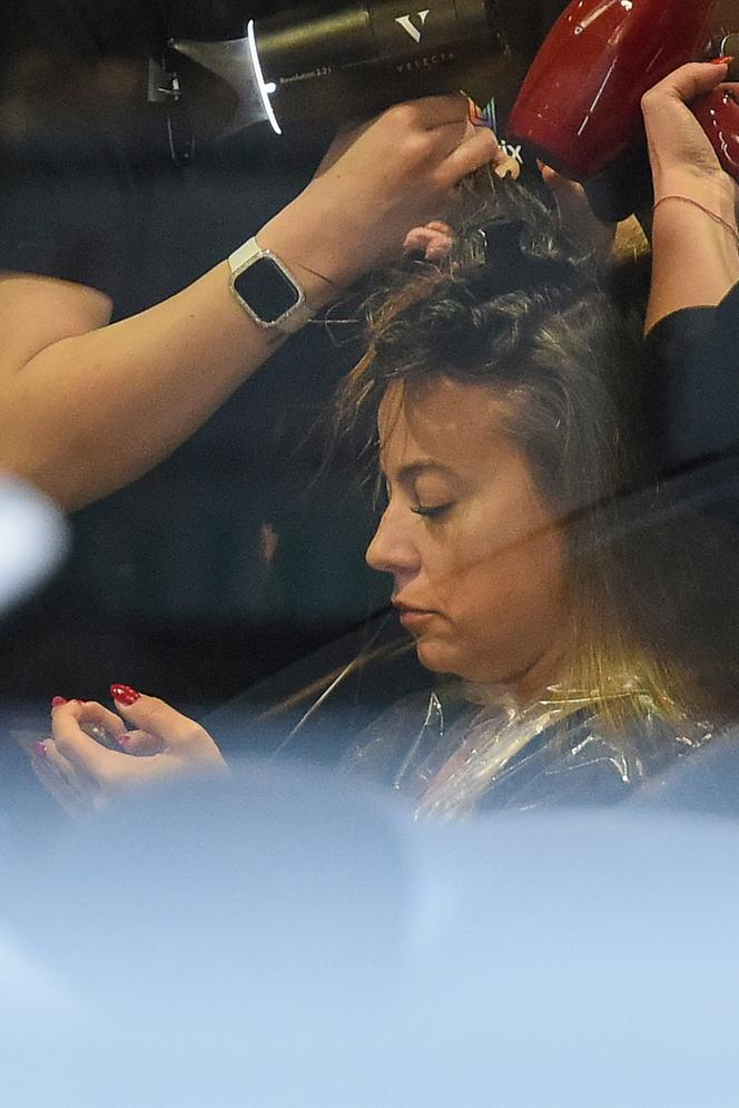 Anna Mucha odwiedziła fryzjera gwiazd