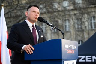 Wiec Sławomira Mentzena w Poznaniu