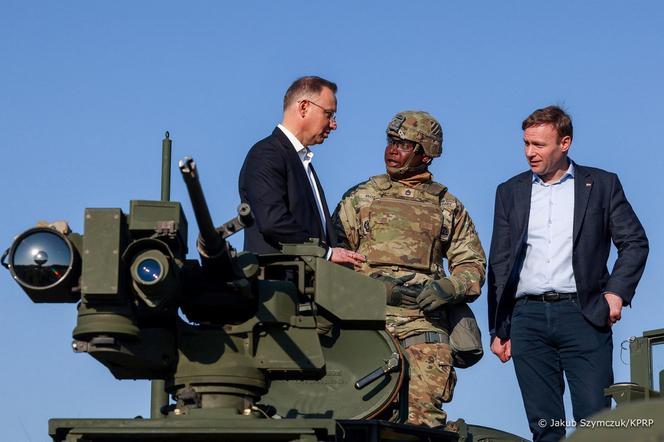 Andrzej Duda w Fort Stewart