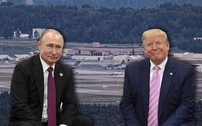 Przygotowania do spotkania Putin-Trump w bazie sił powietrznych USA na Alasce