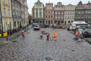 Remont na Starym Rynku w Poznaniu trwa. Kiedy koniec prac? 