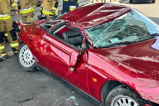  Lambo za 1,5 mln rozbite, alfa romeo na dachu. Wielkie kraksy w Warszawie