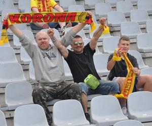 Korona Kielce - Ruch Chorzów. Zdjęcia kibiców na Suzuki Arenie