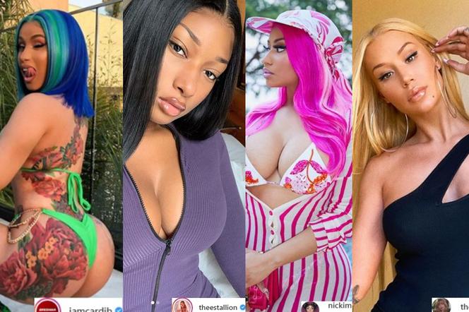 Cardi B, Megan Thee Stallion, Nicki Minaj, Iggy Azalea