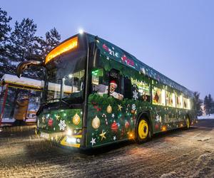 Świąteczny autobus w Bielsku-Białej