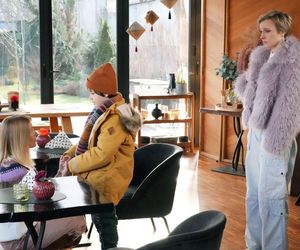 Barwy szczęścia odc. 3215. Dominika (Karolina Chapko), Mateuszek (Filip Kowalewicz), Sonia (Weronika Nockowska)