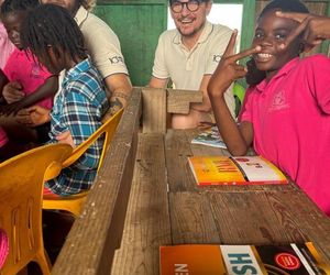 Łukasz Lis w Afryce