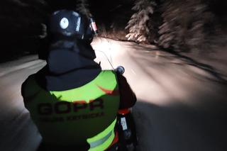 Akcja ratownicza GOPR w Beskidzie Sądeckim. Wycieńczony turysta nie był w stanie wrócić z wyprawy