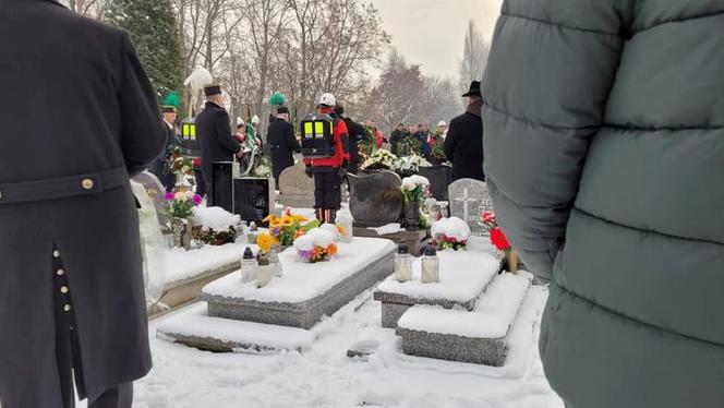 Pogrzeb górnika z kopalni Bielszowice
