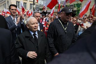  Jarosław Kaczyński na marszu Karola Nawrockiego