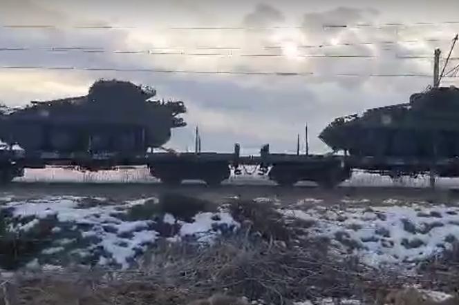 Transport czołgów w Gniewkowie